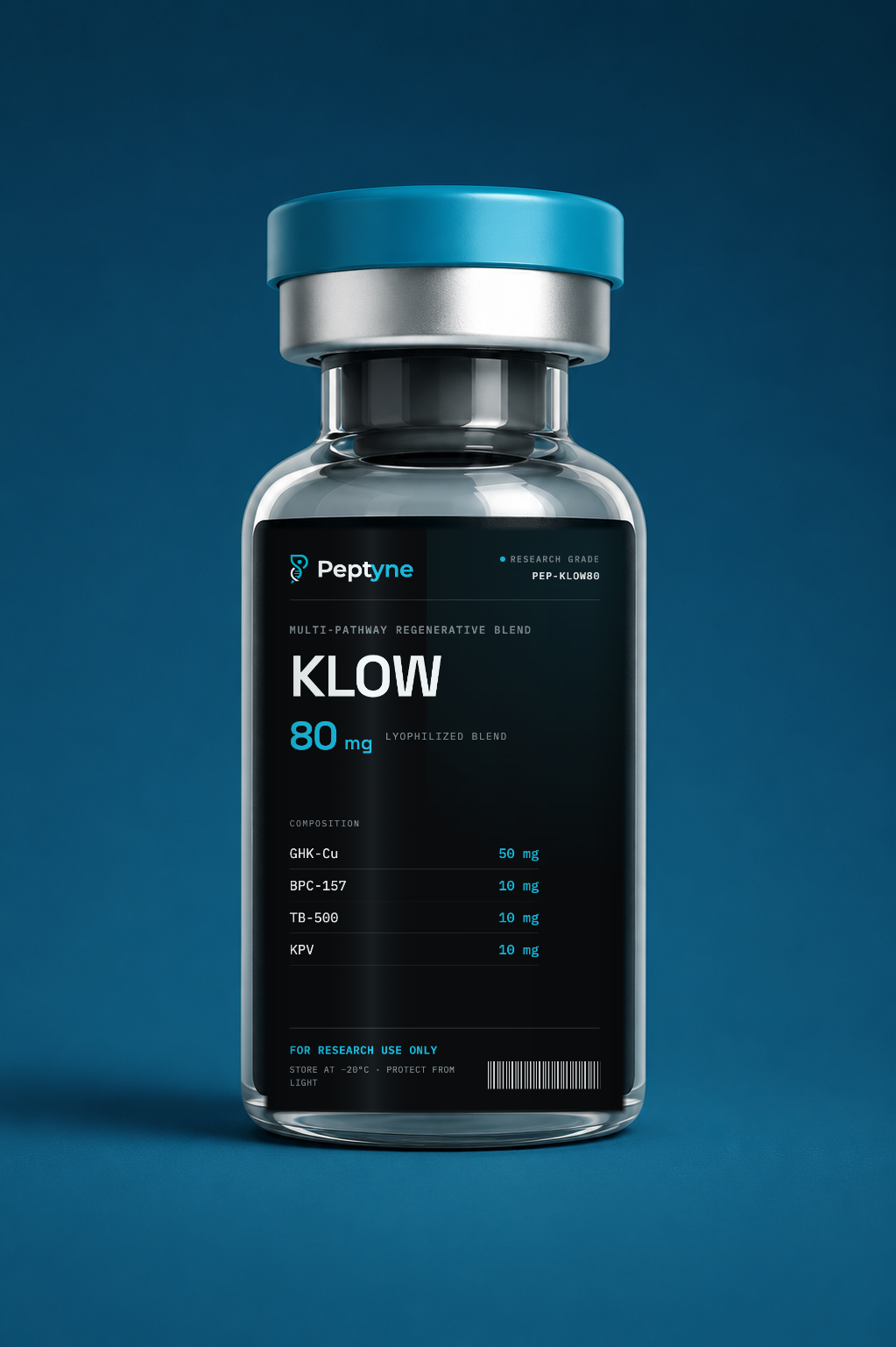 KLOW blend 80mg research vial